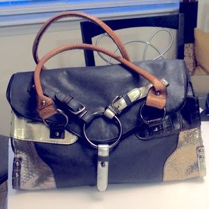 MMS  design studio collection.Beautiful vegan leather satchel